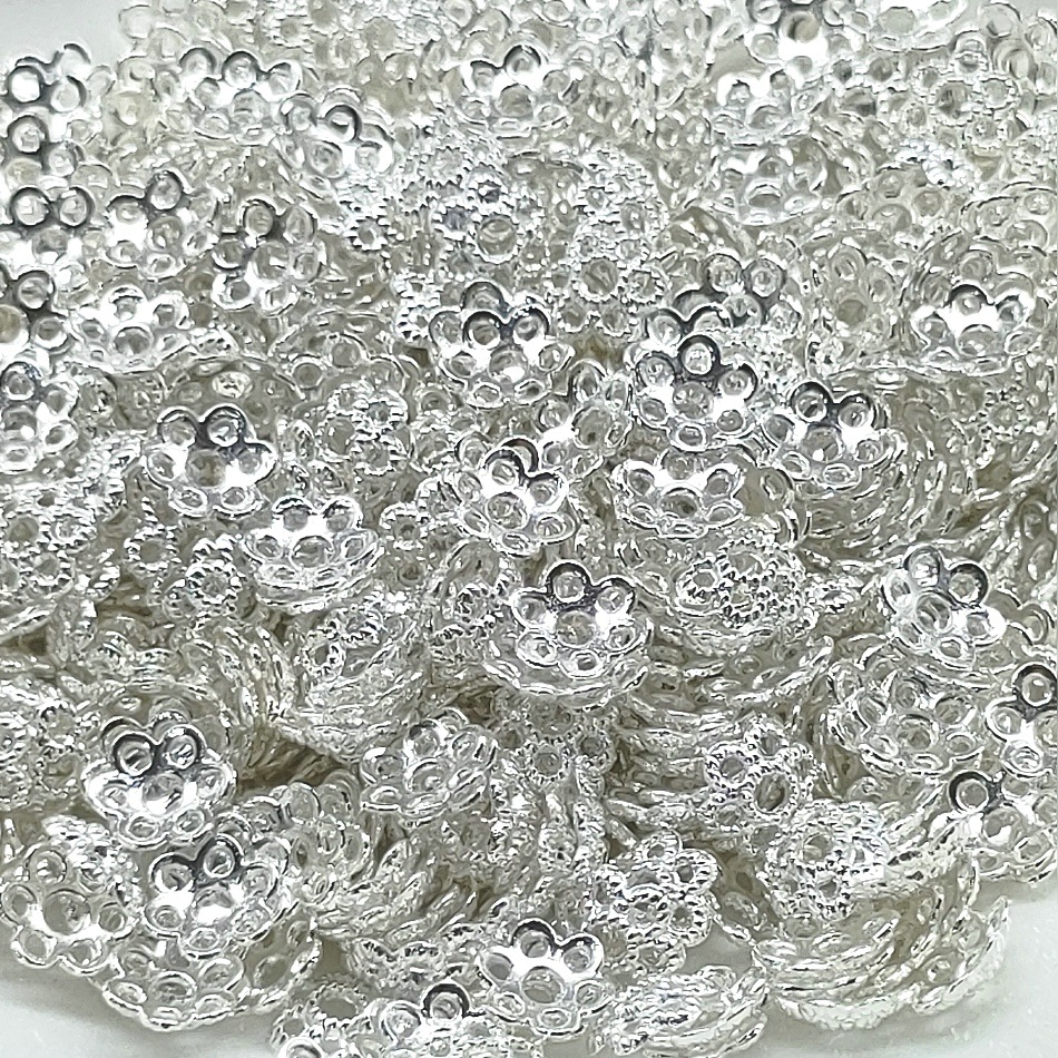 Gold-plated flower tray, spacer, bead tray, diy handcrafted material woven beaded bracelet, necklace accessory wholesale pic 5