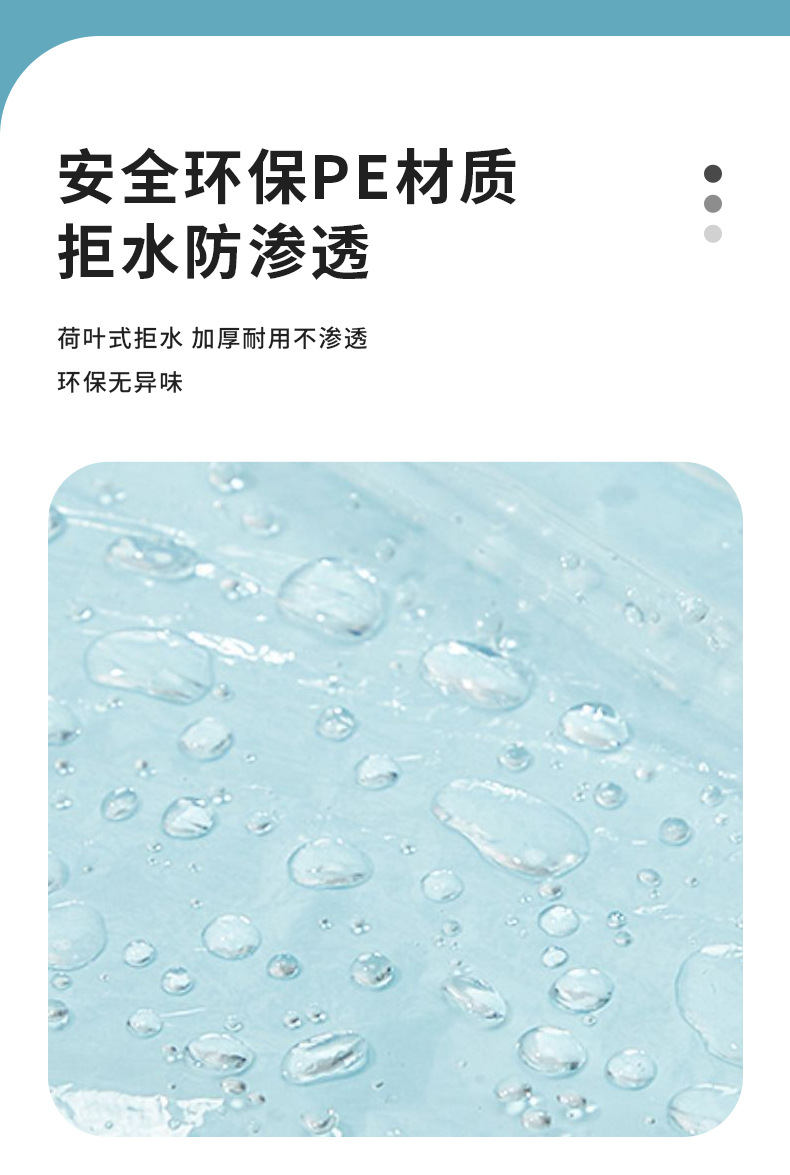 一次性雨衣真空压缩卡片包装户外漂流旅游成人儿童加厚款均码雨披详情5