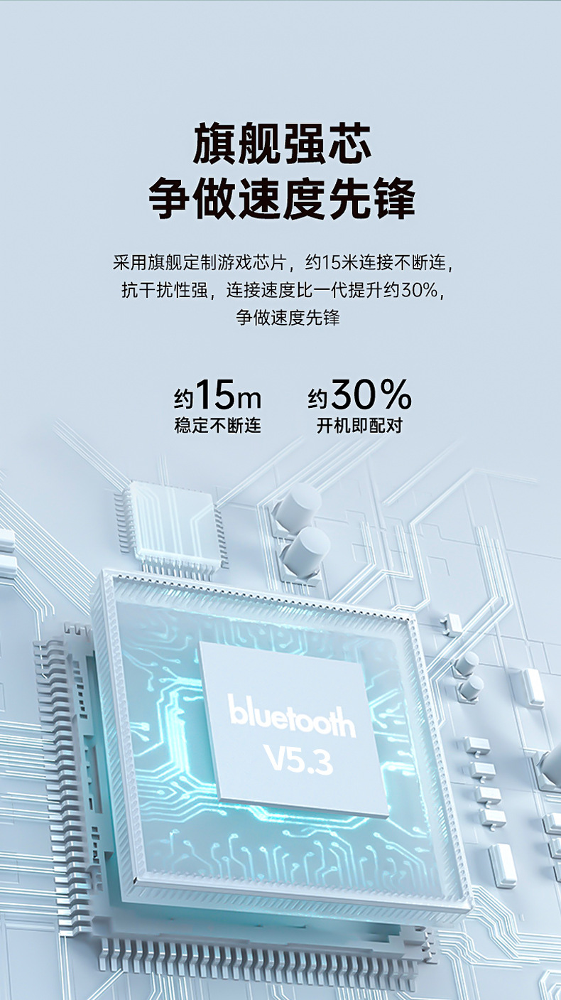 The new cross-border T89 private model TWS wireless Bluetooth headphones are short-handled semi-in-ear noise-cancelling music and gaming headphones pic 7