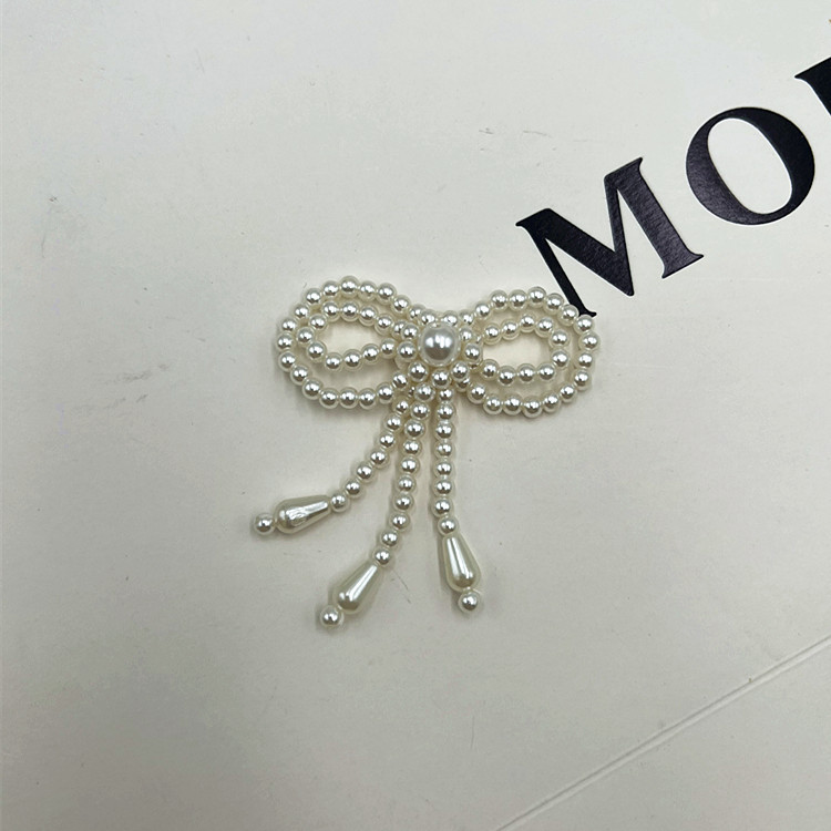 Handmade beaded bow pendants, ancient costume shoes, DIY accessories, trendy bags, hats, fabric stickers, clothing accessories pic 4