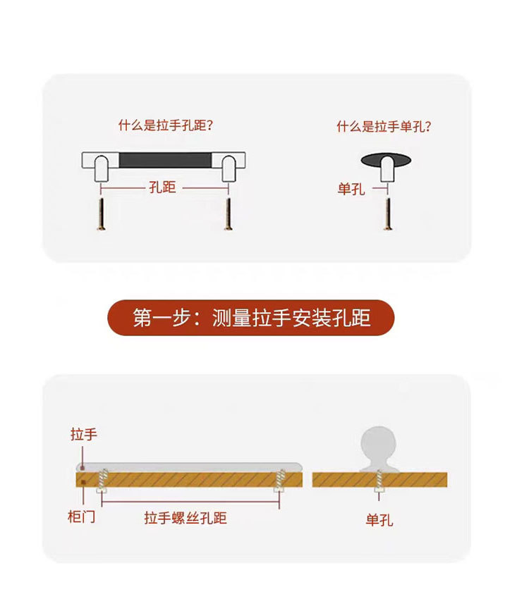 抽屉拉手原木实木衣柜门圆球把手日式北欧简约柜子圆形单孔小拉手详情26