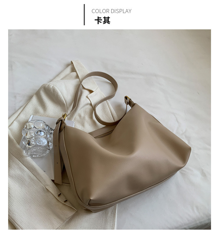 2025新款女包大容量包包斜跨单肩包包学生上课复古时尚单肩托特包详情23