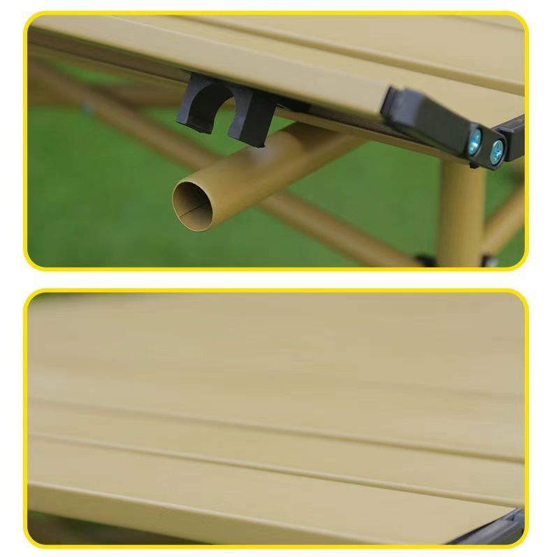 Wholesale outdoor folding tables, metal egg roll tables, portable camping picnic tables, street vending tables, camping barbecue, self-driving Tours pic 3