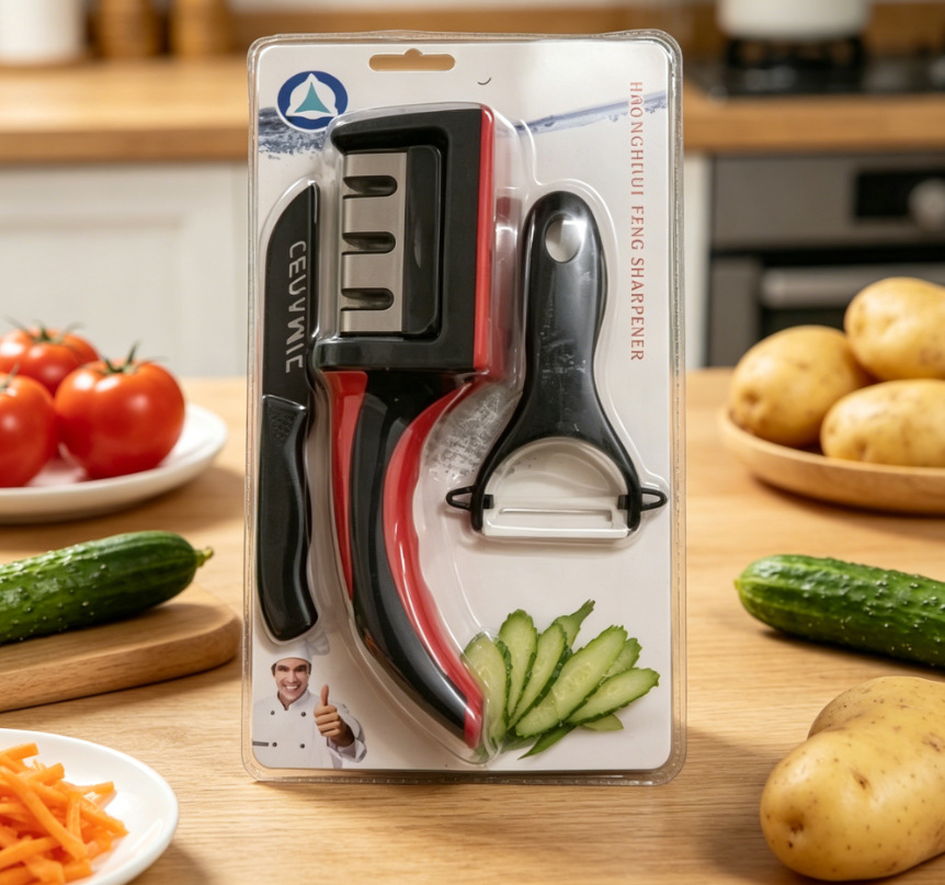 Fruit knife, household stainless steel peeler, two-in-one safe dormitory, portable sharp folding knife for students pic 6