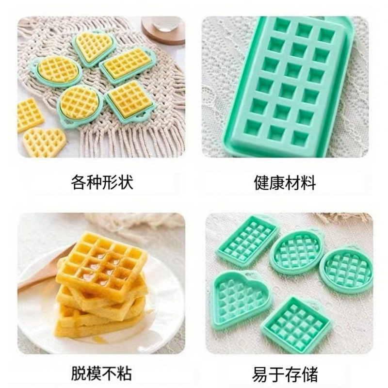婴幼儿辅食硅胶松饼模  硅胶饼干模具5件套家用烘焙制作饼干DIY巧克力蛋糕糖果饼干模  babycare详情4