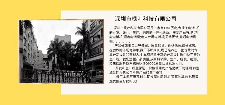 酒店电话机 一键拨号 家用电话机 办公电话 座机 来电显示电话机详情2