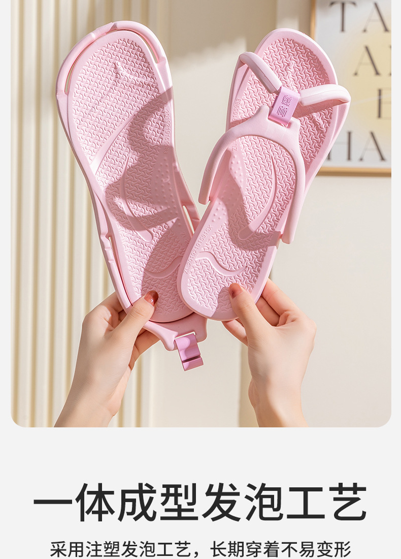 旅行便携式折叠拖鞋女新款出差专用浴室可洗澡防滑旅游沙滩凉鞋男详情4