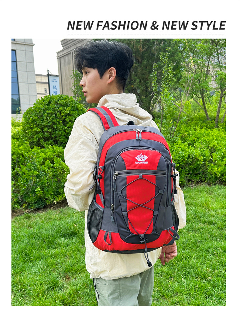 Yitu Outdoor Hiking Bag: Large-capacity, lightweight hiking fitness travel bag, hiking hiking bag, cross-border long-distance travel backpack with reduced load pic 19