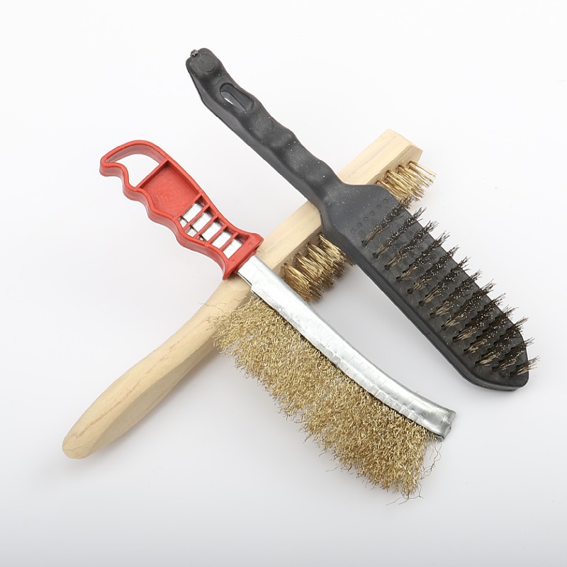 Wholesale of wooden handle steel wire brushes, rust removal brushes, fish scale brushes, grinding, rust removal, polishing and cleaning tool brushes from the manufacturer pic 10