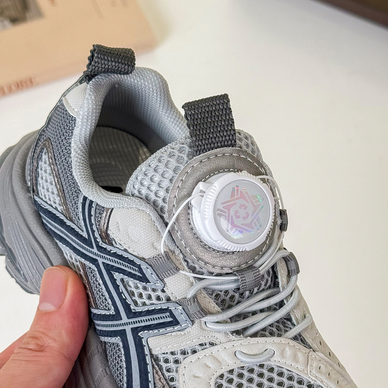 2025年夏季新款儿童老爹鞋时尚旋转扣童鞋单网透气男女童运动跑鞋详情42