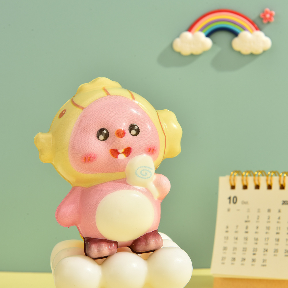 网红解压玩具小海狸露比慢回弹捏捏乐可爱赞萌公仔创意桌面摆件详情8