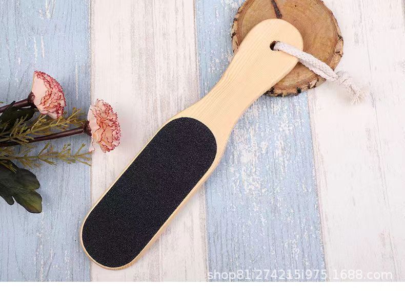 Solid wood double-sided foot sander main body, other types of foot care tools pic 9
