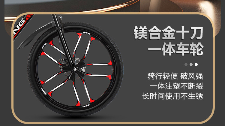 山地自行车26寸自行车24寸山地车21速山地自行车成人越野车学生车详情7