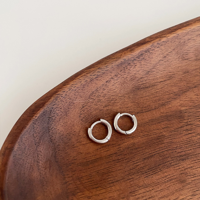 经典日常素圈金属耳圈女韩国简约个性百搭气质时尚耳钉耳环耳饰详情8