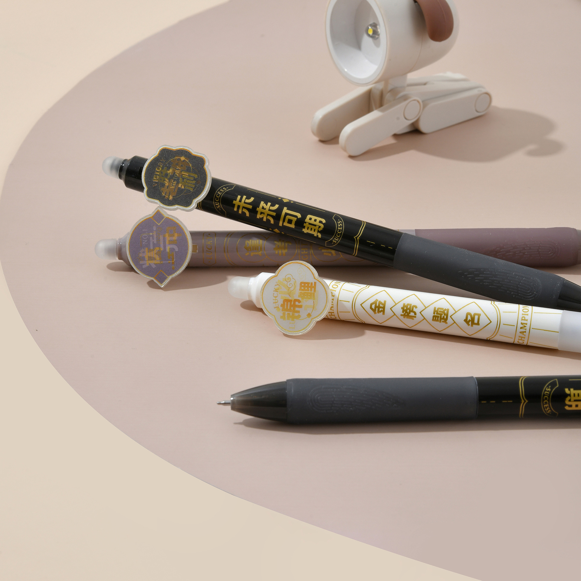 Chenxi Jinbang Dingming Erasable Pen, creative grating gel pen, ST pen tip, blue pen core, 0.5mm, student stationery pic 9