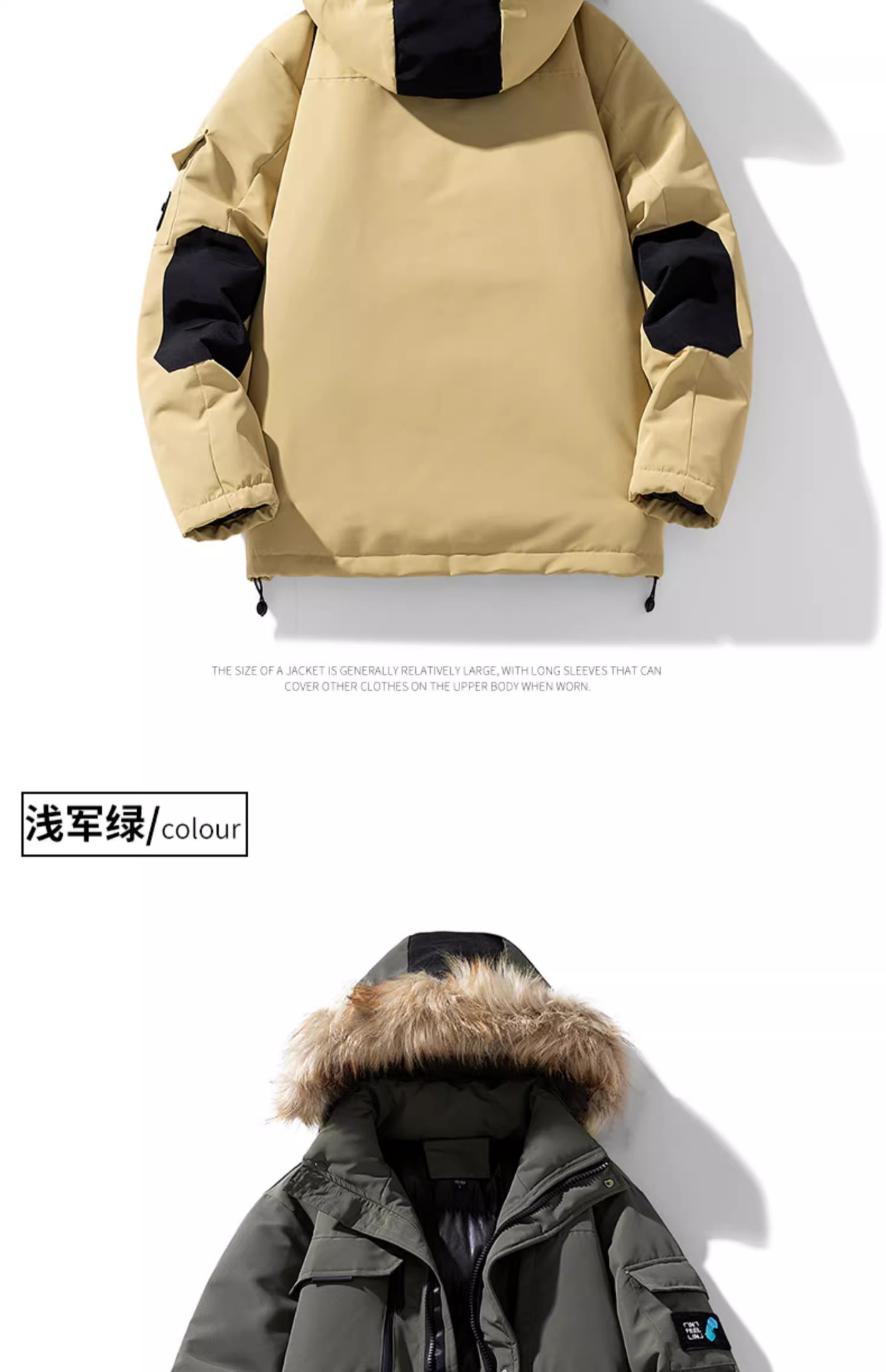 NASA Workwear Party overcomes the new winter trend brand of thick-necked hooded cotton-padded jackets, cotton-padded jackets and coats for men pic 18