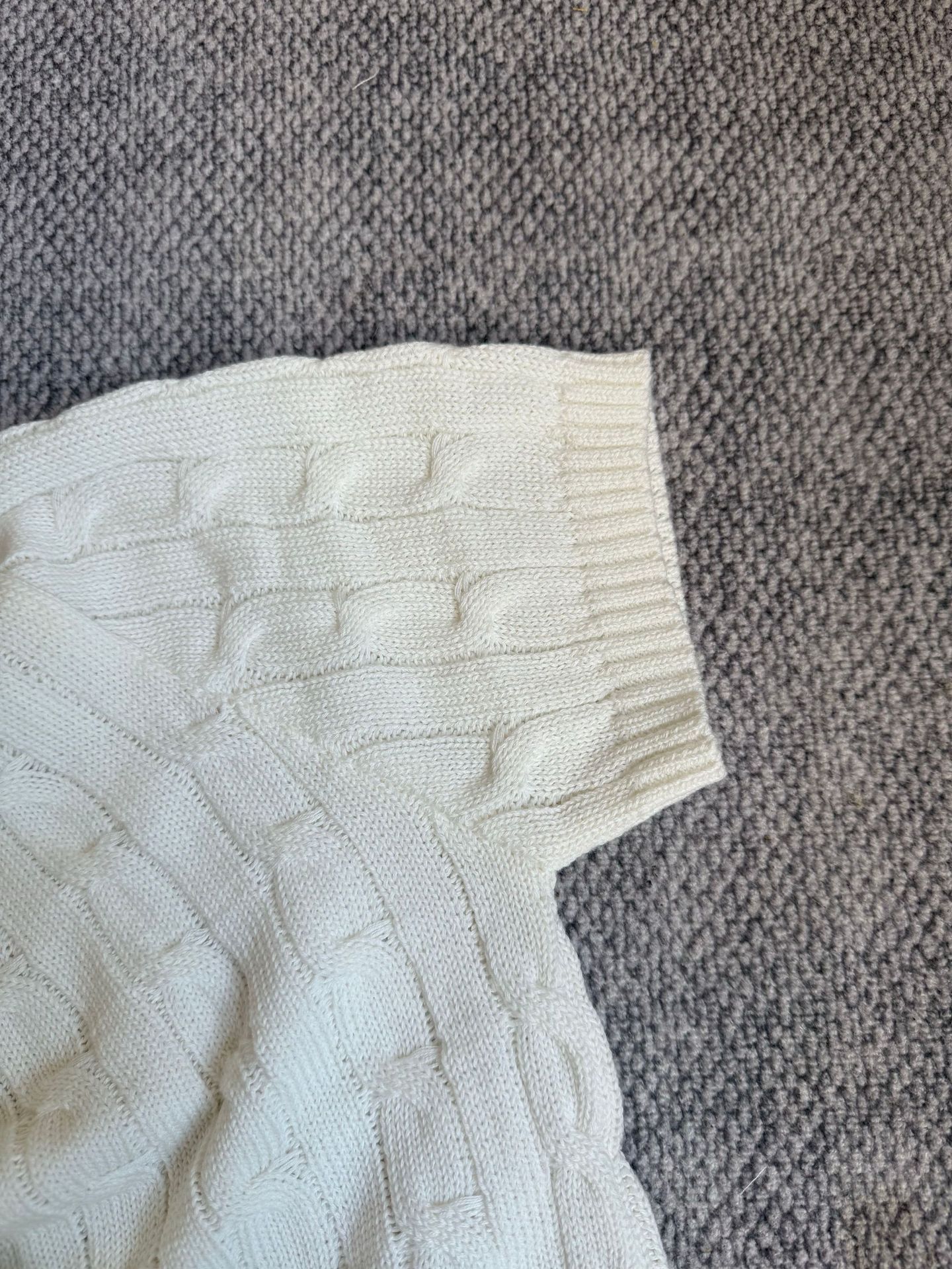 RL拉夫小马标女士经典纯棉短袖圆领麻花针织衫25年新款针织短袖详情16