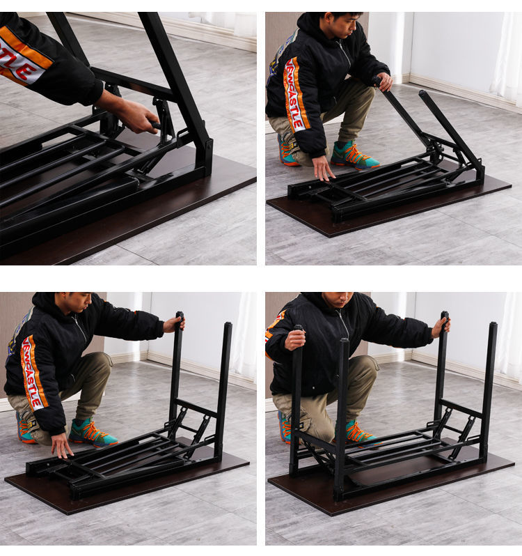 折叠桌子长方形培训桌课桌吃饭桌子书桌学习桌子会议桌办公桌折叠详情12