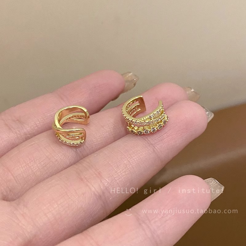 很飒哟~ins风多层耳骨夹气质小众耳夹无耳洞女轻奢感耳环耳饰详情12