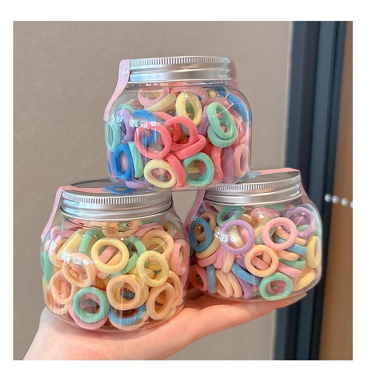 儿童不伤发毛巾圈女宝宝高弹力头绳发饰小女孩拇指橡皮筋扎头发圈详情9