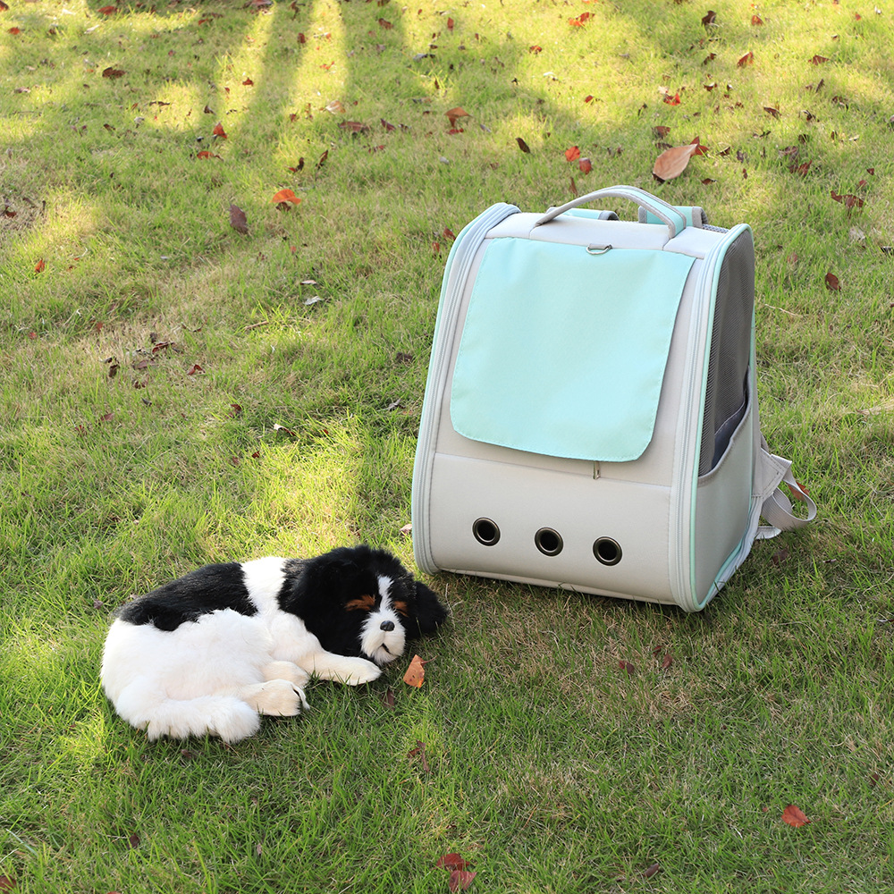 Rongka Pet Cross-border Cat Bag, convenient to carry when going out, double-shoulder family small dog travel cat bag, portable cat bag pic 8