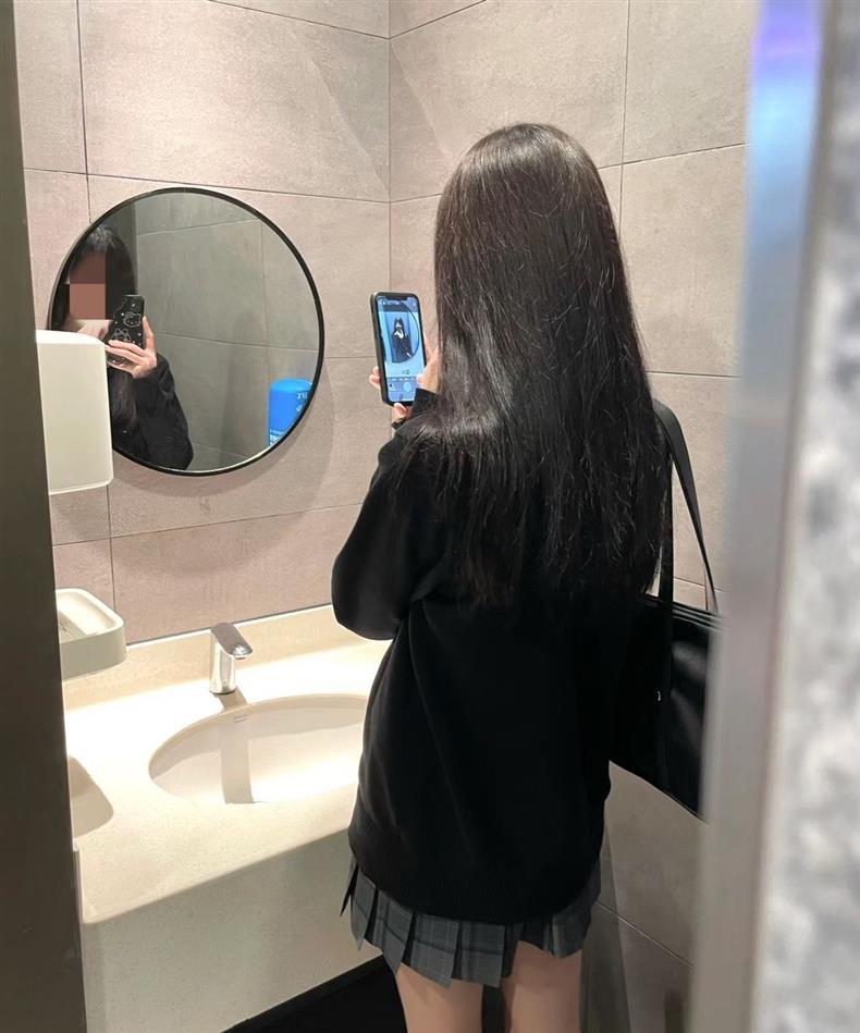 学院风秋冬新款jk制服毛衣套头v领长袖百搭少女软妹外穿针织衫详情4