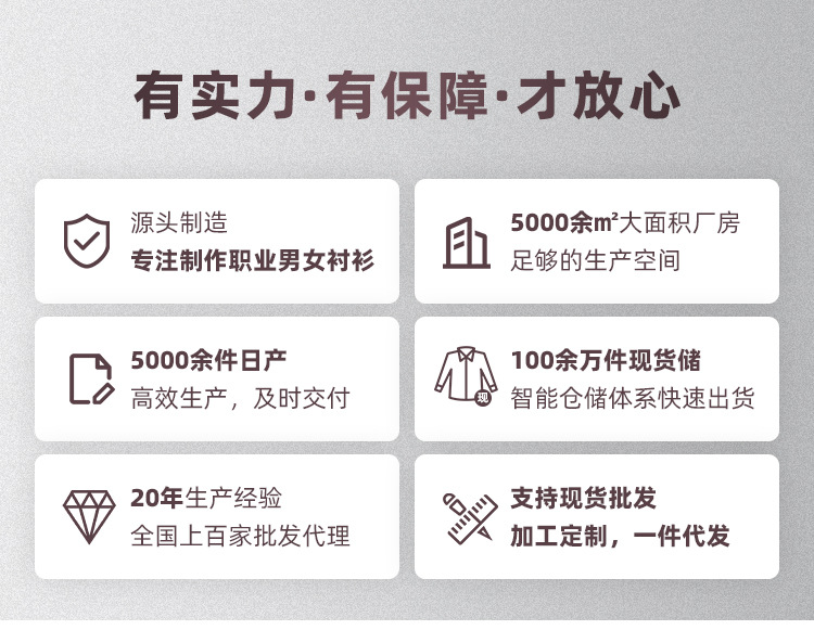 三防衬衫女夏季长短袖免烫休闲商务品牌同款外穿衬衣纯色一件代发详情2