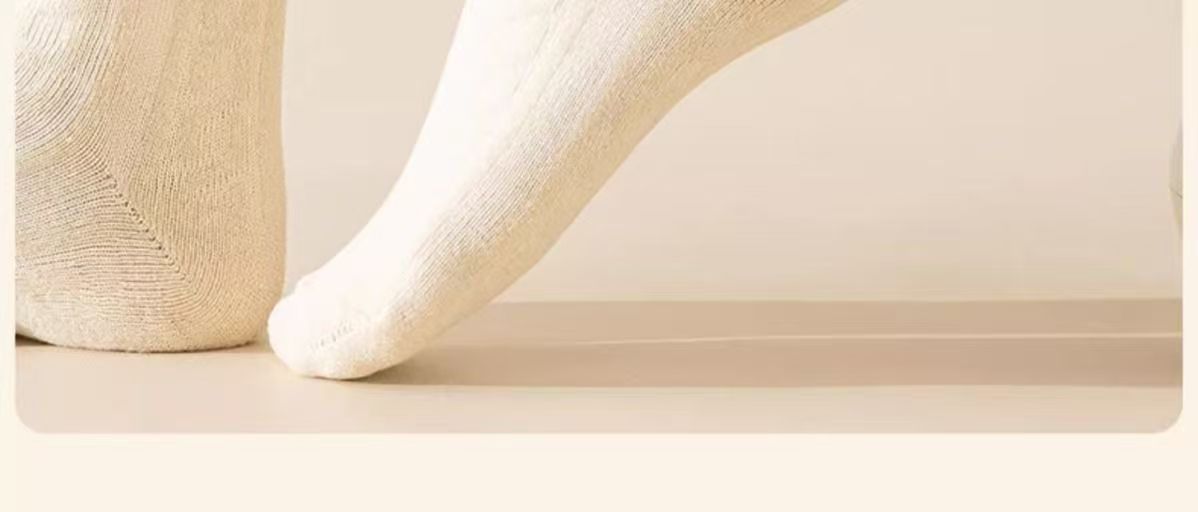 厚袜子女款秋冬麻花纹理中筒袜加厚袜冬季保暖毛圈保暖时尚纯色袜详情20