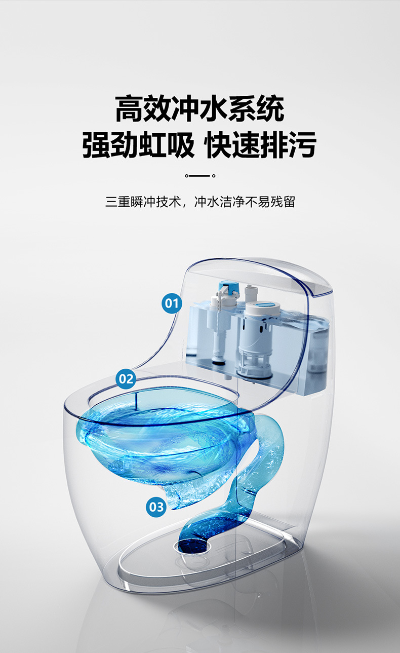 新款仿生款马桶清洁块抽水马桶卫浴马桶轮椅详情15