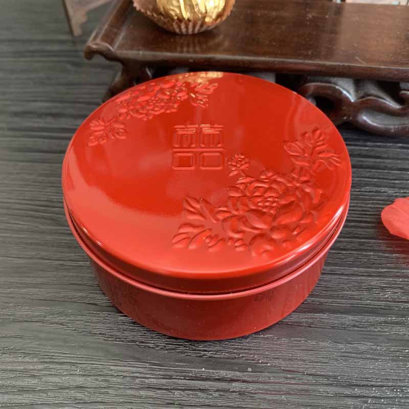 婚庆喜糖盒子批发心形糖盒圆筒马口铁结婚糖盒喜糖盒正方形礼详情2