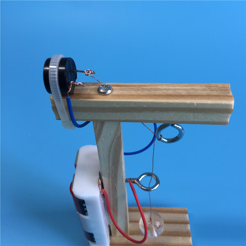 博燃科教科技木质小制作小自制diy地震报警器益智拼装模型材料包详情7