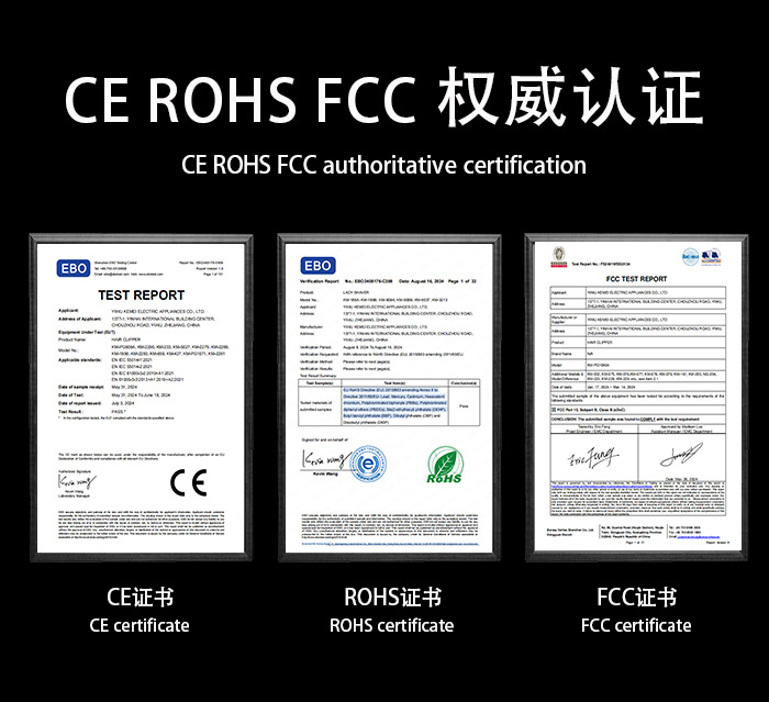 跨境科美电动理发器长续航可调节雕刻电推剪LCD数显理发推子批发详情10