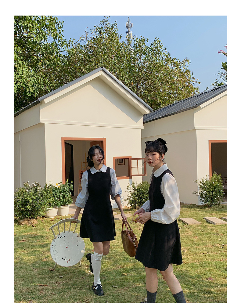【候麦的春天】歌铭法式娃娃领衬衫春季新款复古蕾丝上衣女Y1122F详情25