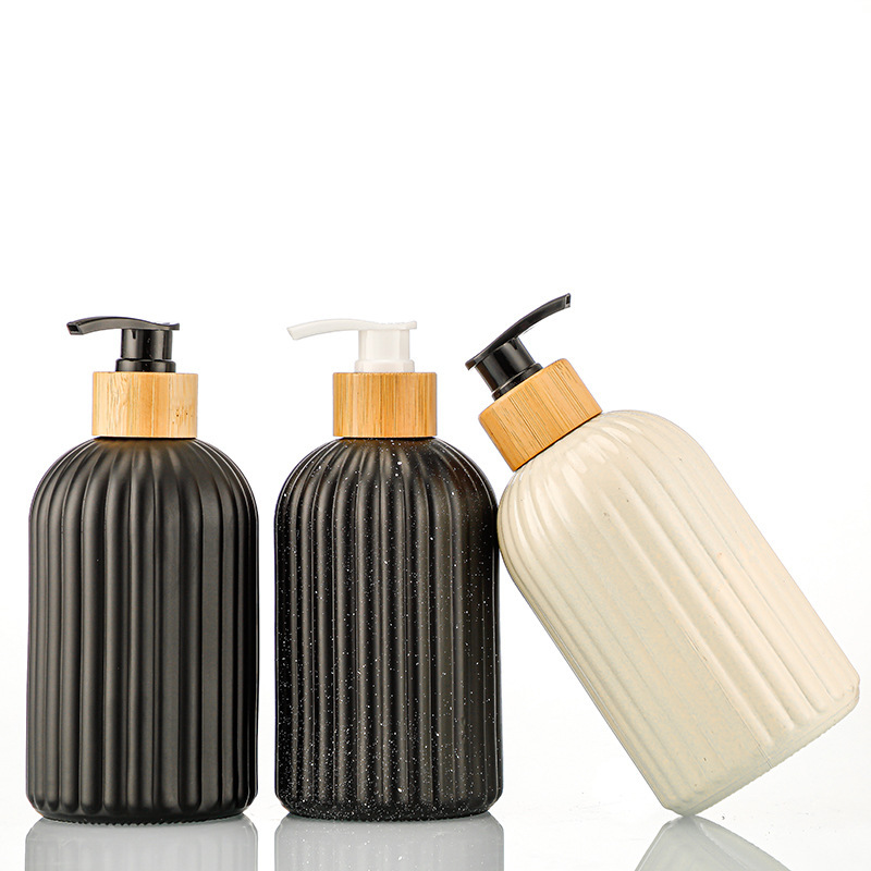 洗手液瓶透明加厚玻璃瓶空瓶高颜值皂液分装器2只装沐浴露瓶现货详情3