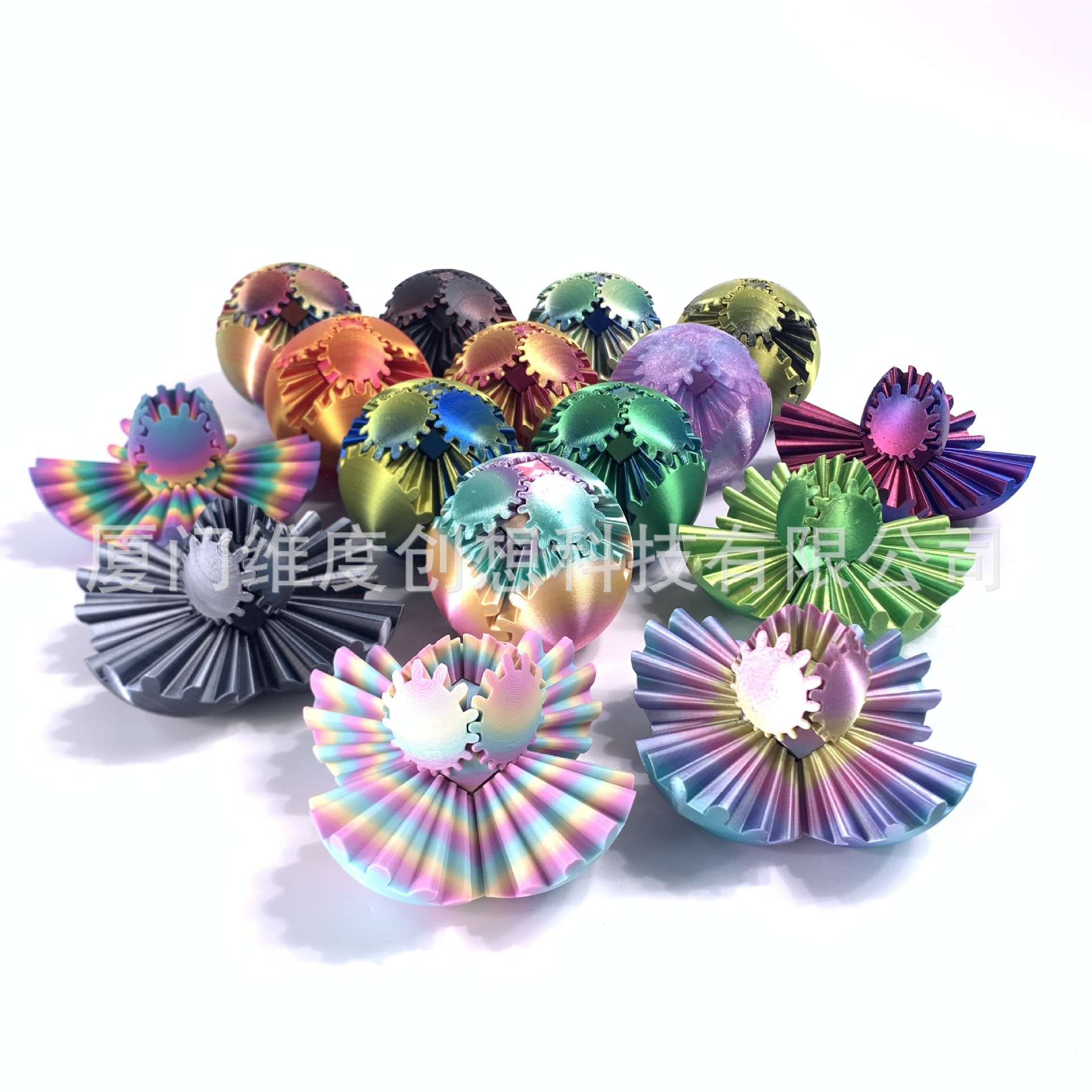 Explosivo creativo engranaje bola giratoria 3d impresión juguete Gear Ball Spin Ball puzzle modelo juguete pic 2