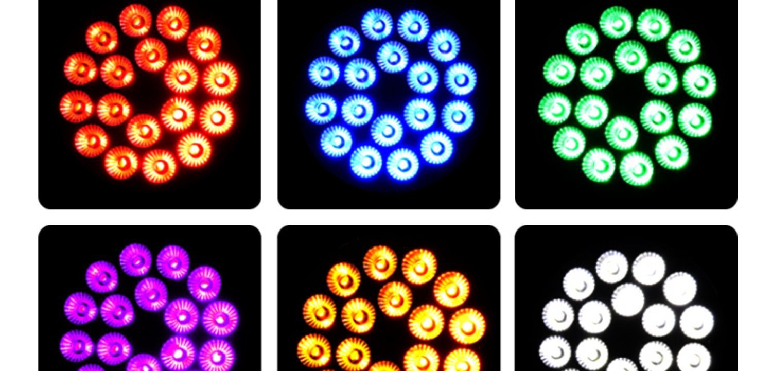 超薄帕灯24颗18灯光大功率七彩灯遥控婚庆舞台灯厂家全彩扁帕灯详情12