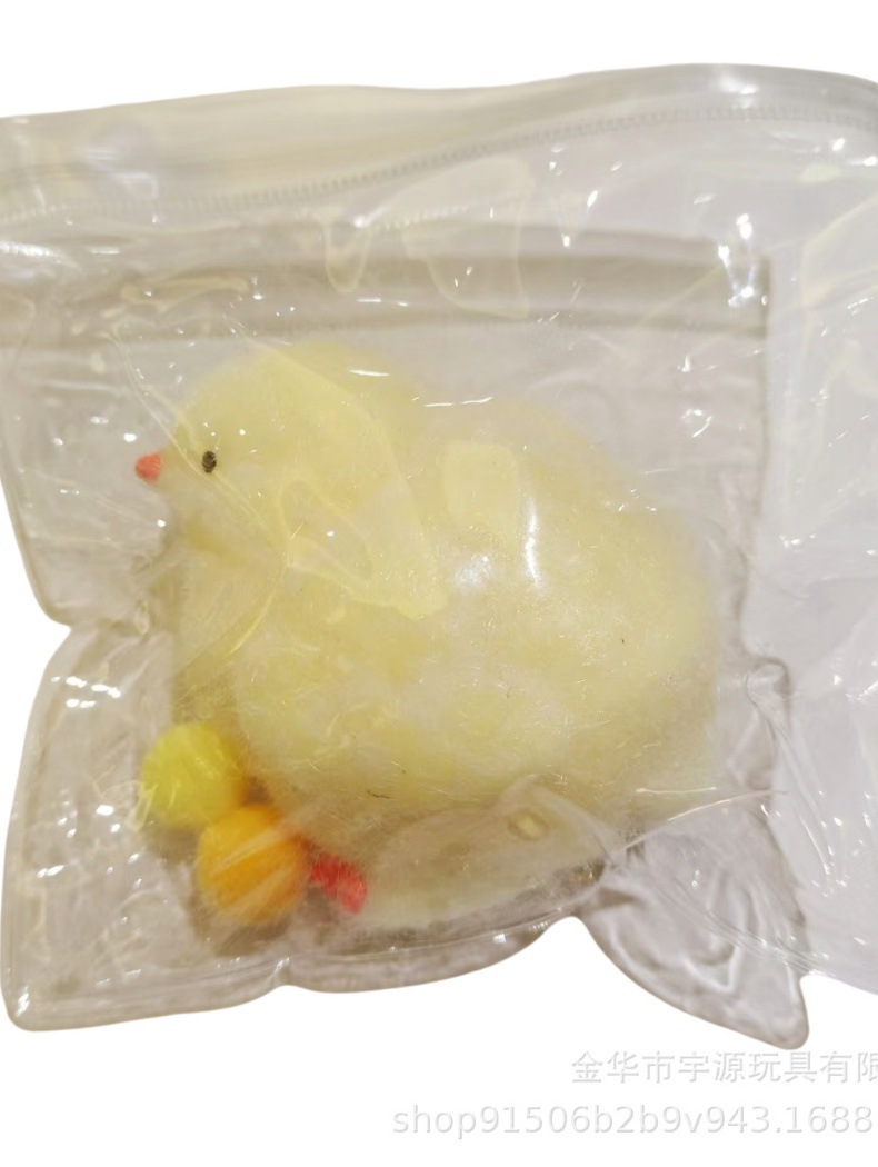 小红书可爱小鸡捏捏食品级水感解压发泄玩具摆件减压手捏鸡仔萌趣详情5