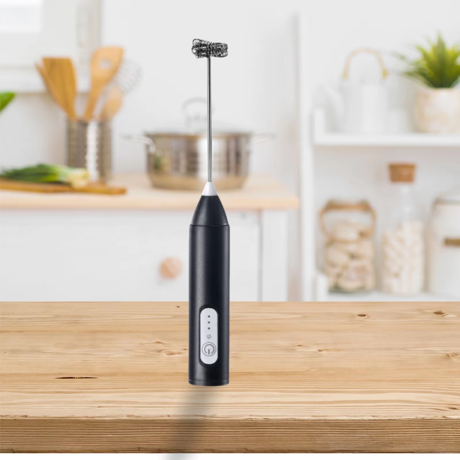 Home wireless mini electric egg beater, handheld cream whipping wonder, milk frother, cappuccino-specific blender, a great helper for easy baking pic 3