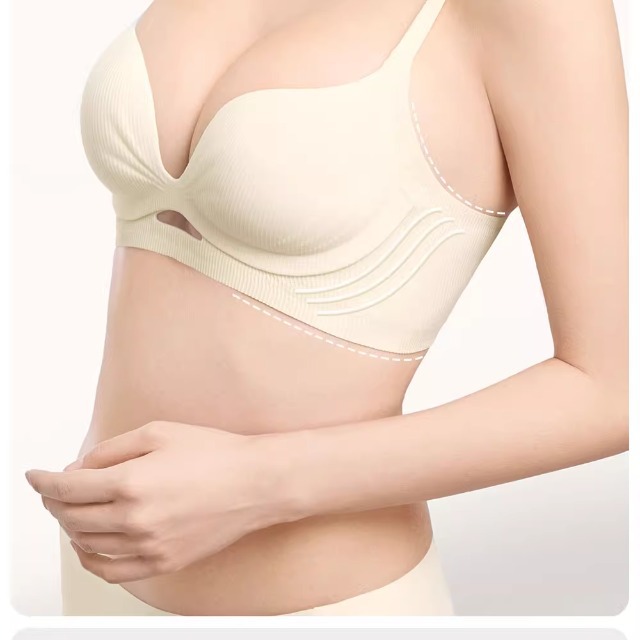 原版无痕内衣女士小胸聚拢显大收副乳提拉防下垂美背一体式文胸罩详情17