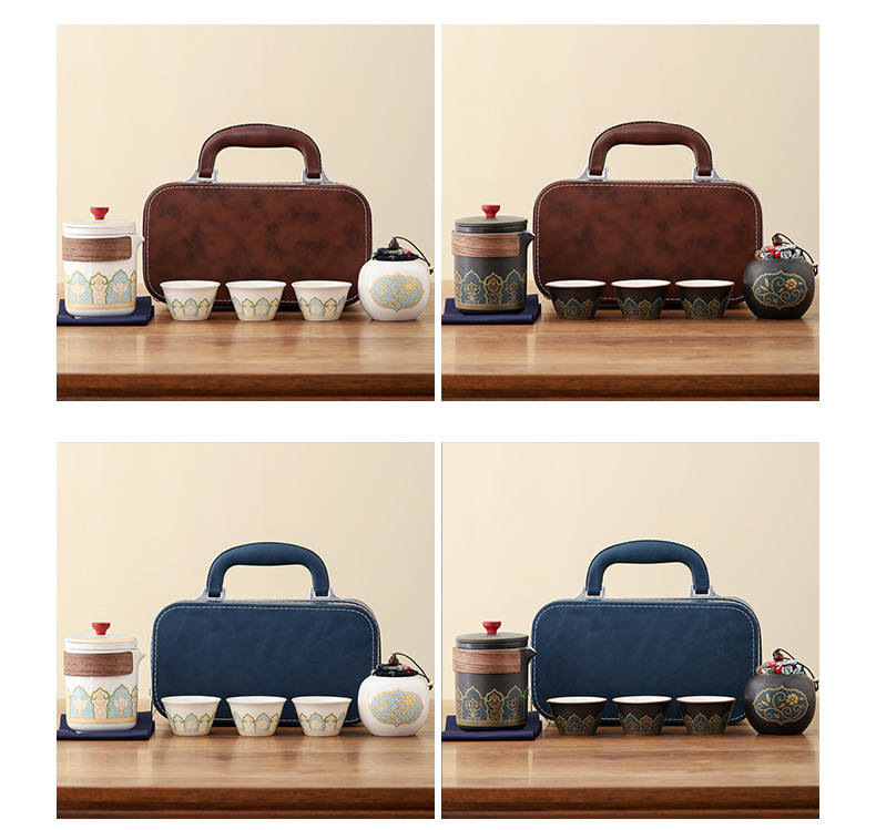 Travel tea sets, portable quick cups, outdoor tea POTS, corporate and company annual meeting souvenirs, business gifts, logos pic 18