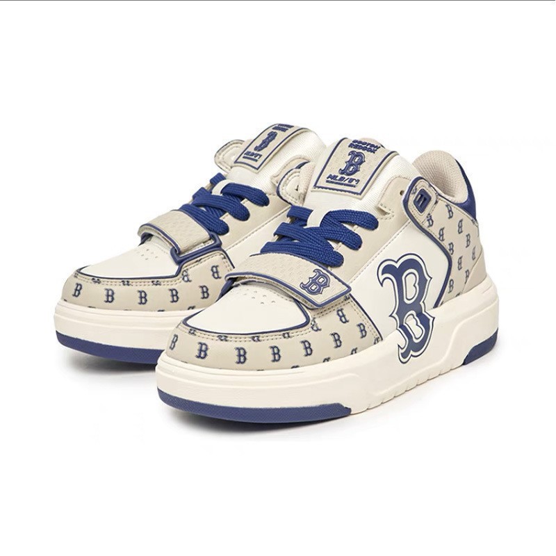 莆田高版本纯原MLB爆款轻量增高厚底老爹鞋2024新款学院情侣百搭详情18