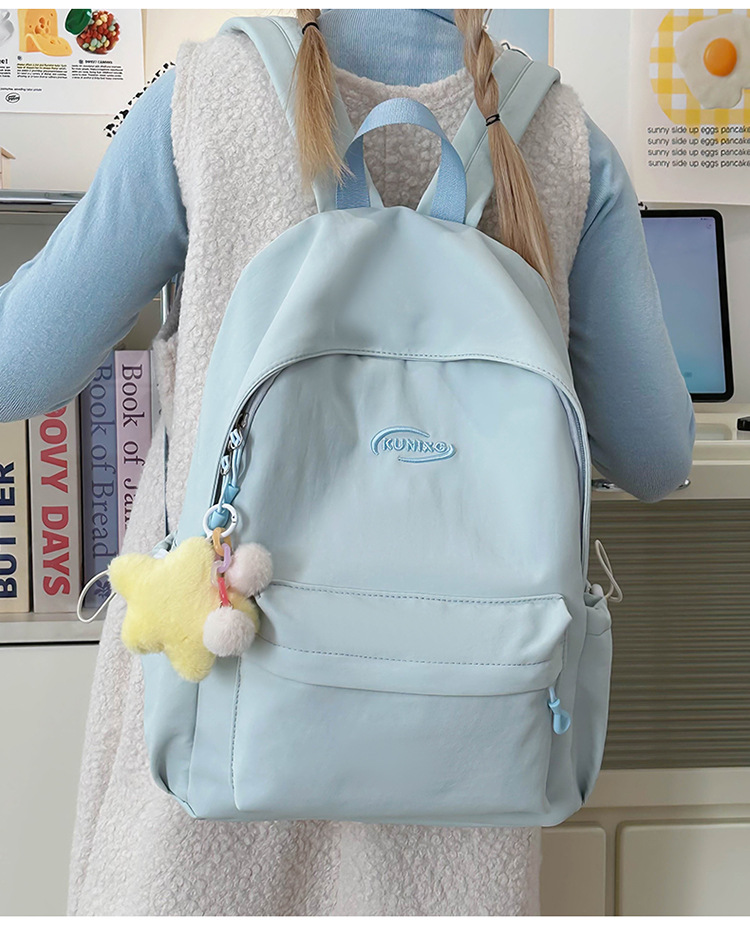 日系ins休闲校园小书包女高中大学生初中女生双肩包轻便旅游背包详情24