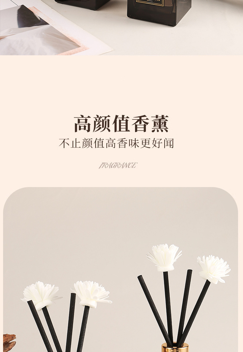 厂家批发无火香薰精油藤条香氛家用卧室中高档款空气清新剂芳香剂详情2