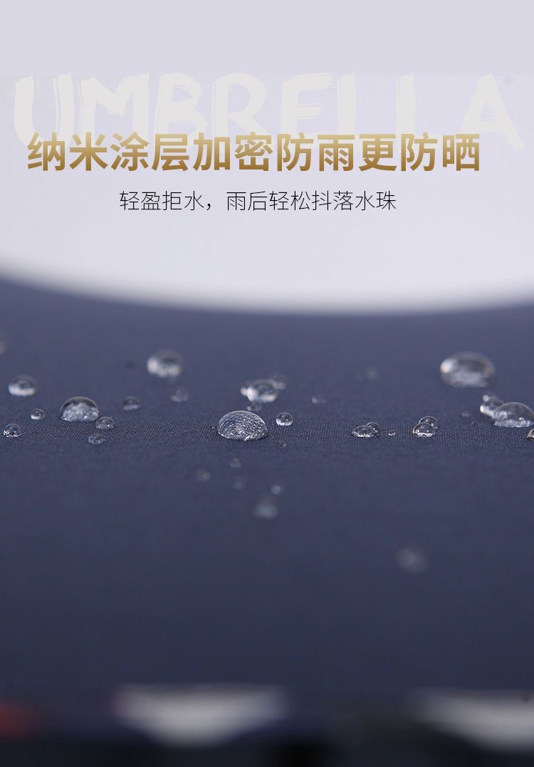 十骨加大号晴雨伞折叠三折伞黑胶防晒防紫外线遮阳伞商务大伞批发详情20