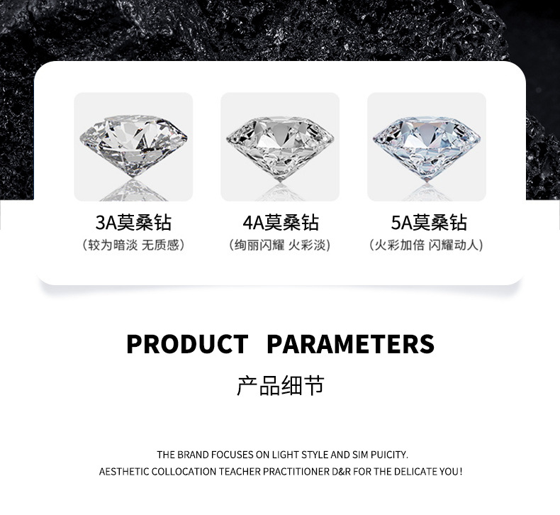 Zhuoheng selects Four-leaf clover ear studs for women, 925 sterling silver electroplated rose gold, niche high-end design, trendy earrings, 2026 new style pic 10