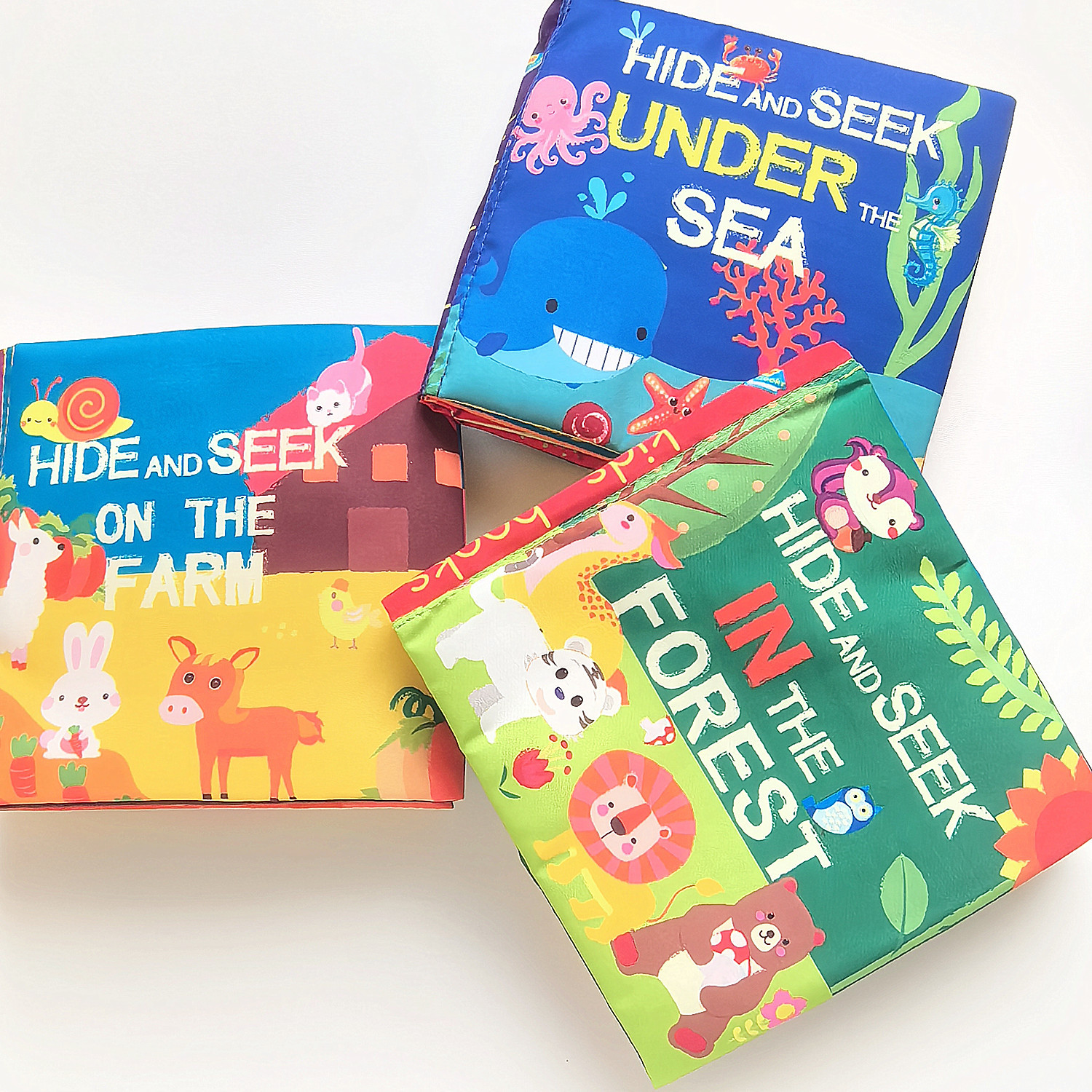 kidsbooks婴儿立体尾巴布书宝宝撕不烂安静布書动物尾巴布书厂家详情19