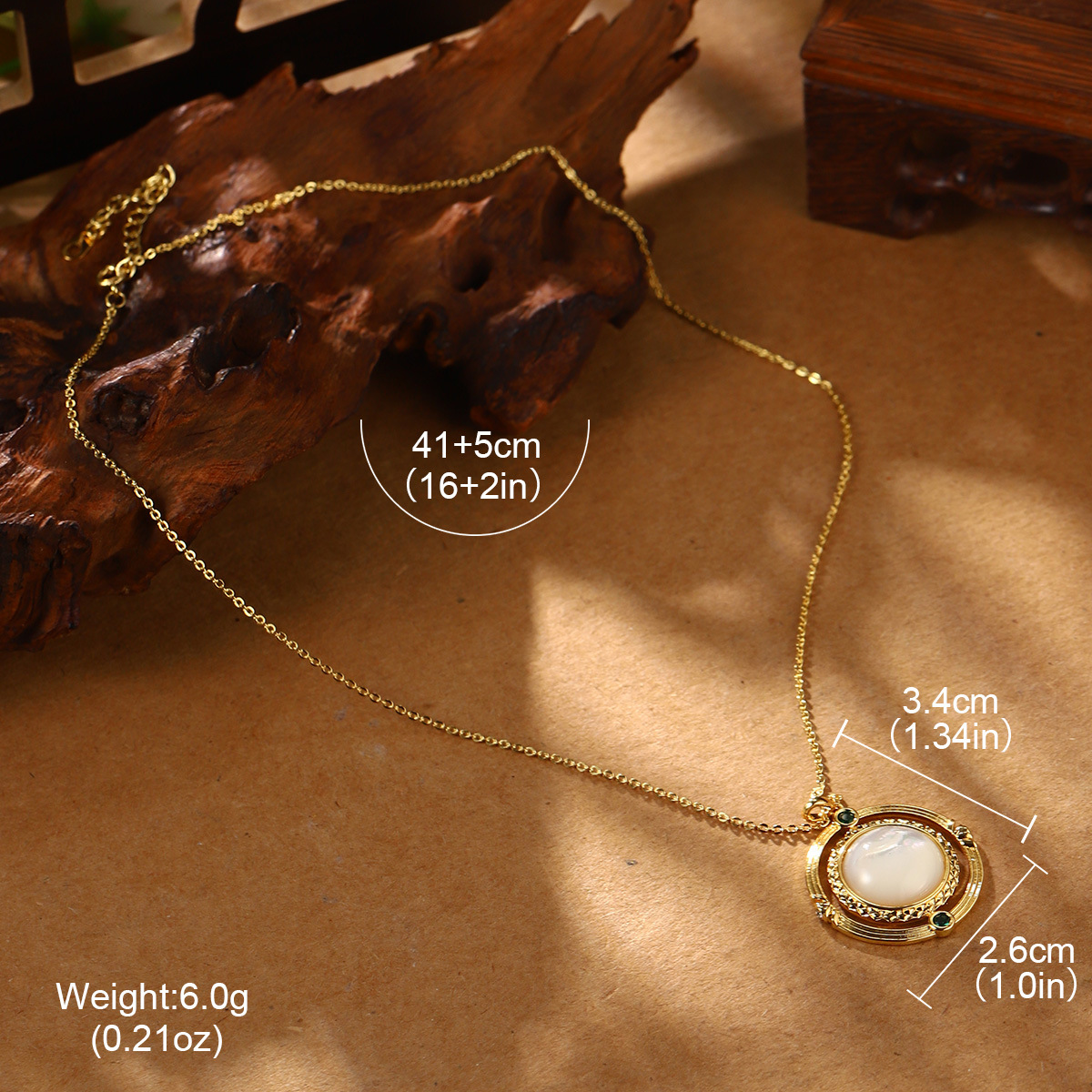 Retro imitation Hetian jade necklace, high-end pendant, niche collarbone chain, French zircon, new Chinese-style fashionable and versatile clothing accessories pic 28