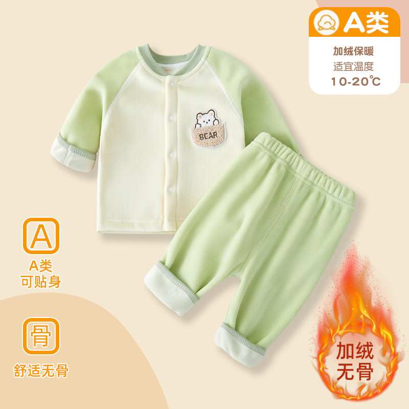 婴儿马甲春秋款舒绒棉宝宝无袖衣服婴幼儿坎肩秋冬季新生儿小马夹详情4