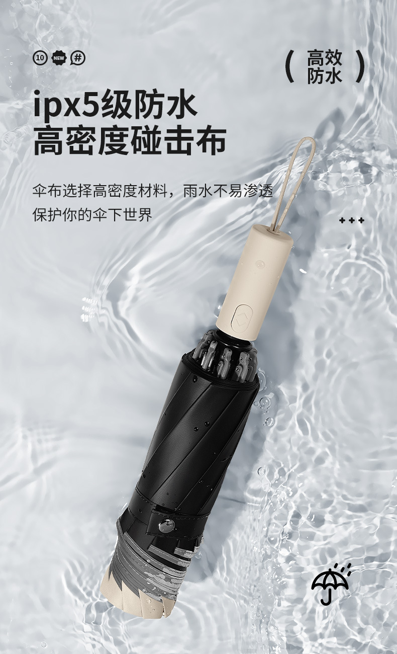 雨伞全自动大号折叠反向伞安全防回弹节节收铝骨晴雨伞防晒遮阳伞详情12