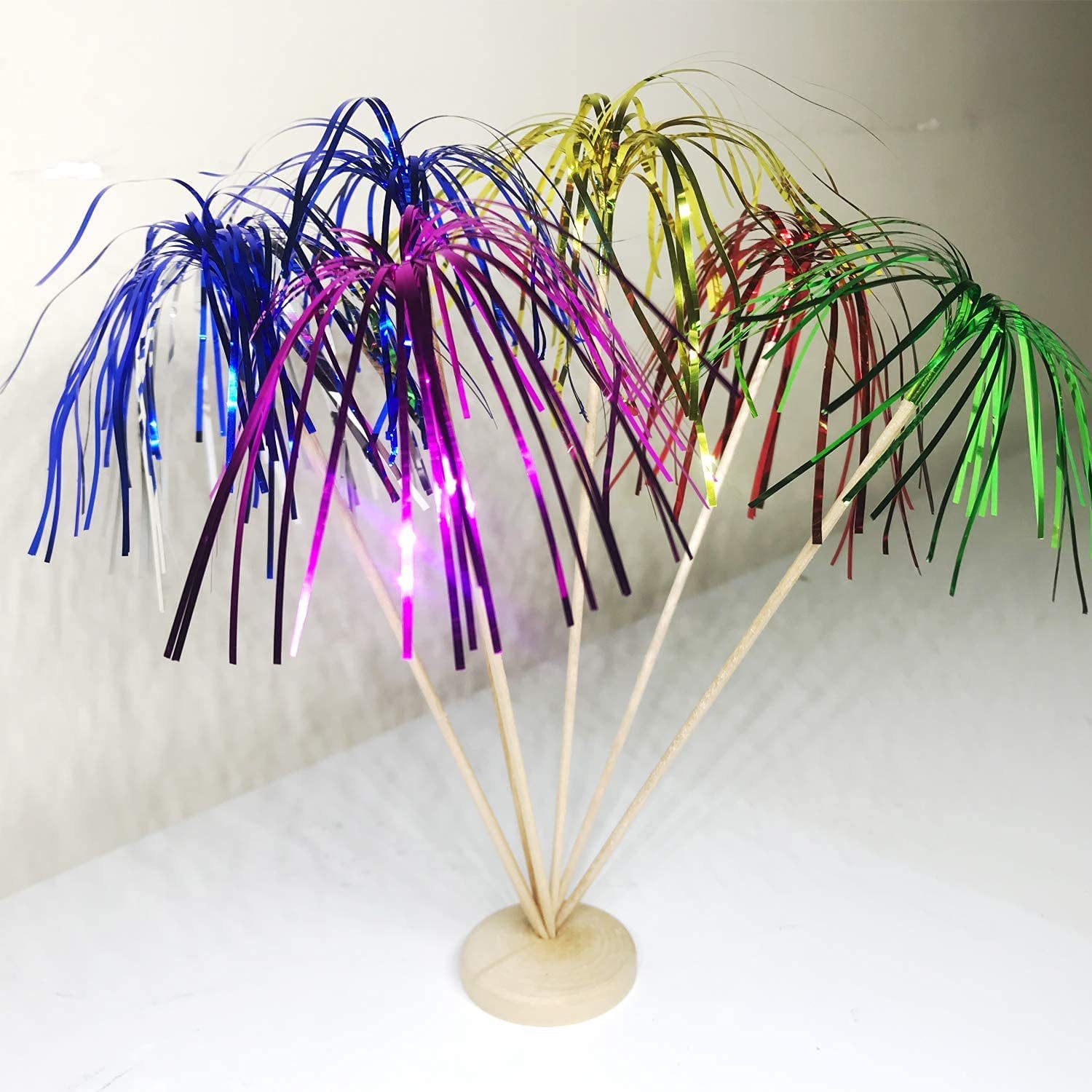 50 flamingo skewers, pineapple skewers, disposable fruit skewers, cold cocktails to decorate a Hawaiian party pic 48